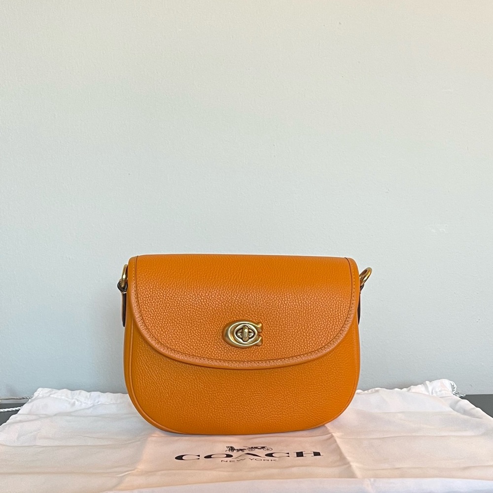 Coach Willow Saddle Bag Orange